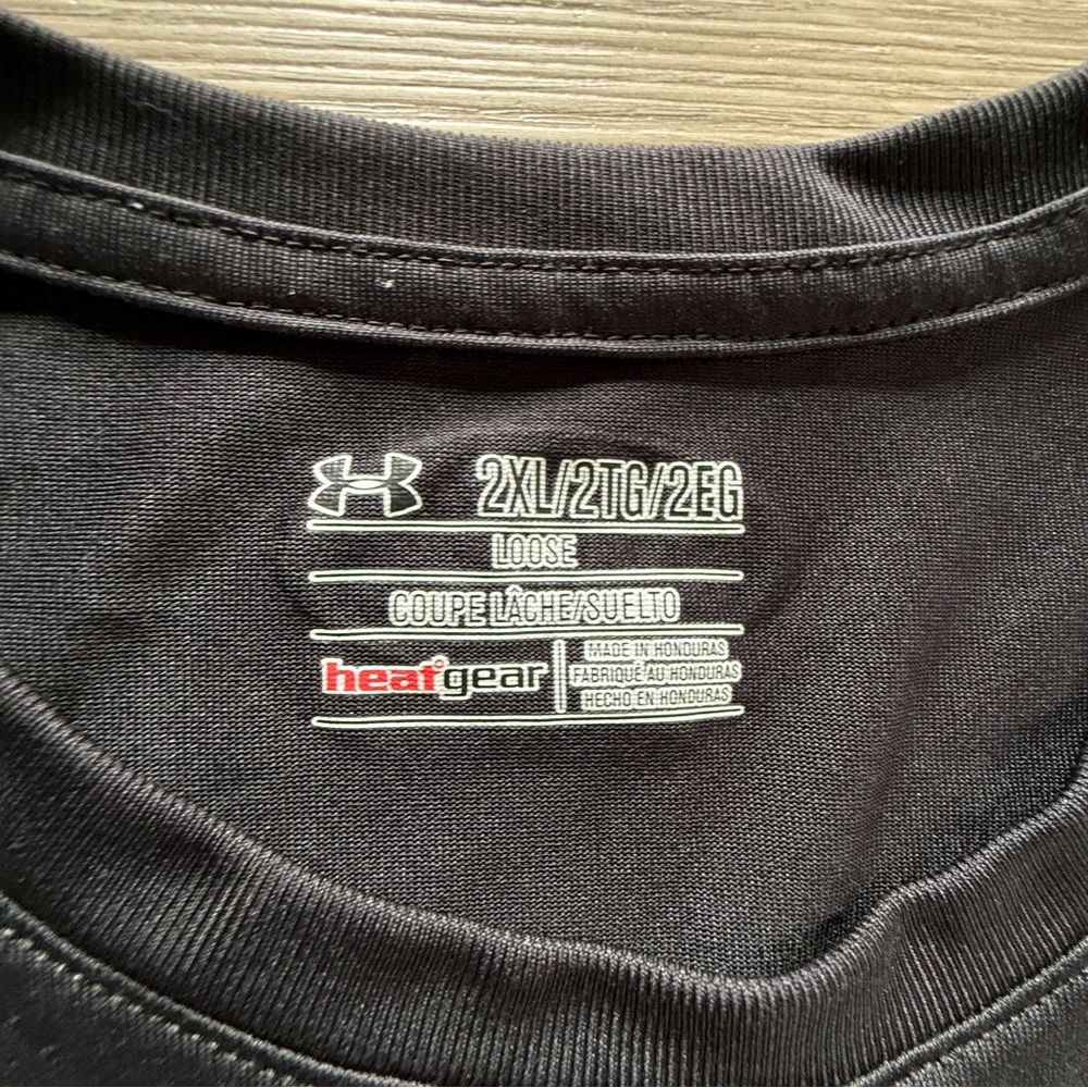 Under Armour Black Baseball T-Shirt Size XXL - Picture 3 of 5